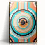 Vibrant Maximalist Wall Art – Bold Circular Design for Eclectic Decor