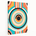 Vibrant Maximalist Wall Art – Bold Circular Design for Eclectic Decor