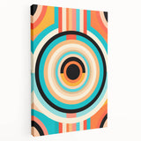 Vibrant Maximalist Wall Art – Bold Circular Design for Eclectic Decor
