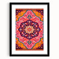 Maximalist Wall Art – Bold and Ornate Mandala with Floral Patterns