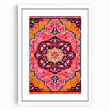 Maximalist Wall Art – Bold and Ornate Mandala with Floral Patterns