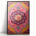 Maximalist Wall Art – Bold and Ornate Mandala with Floral Patterns