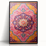 Maximalist Wall Art – Bold and Ornate Mandala with Floral Patterns