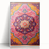 Maximalist Wall Art – Bold and Ornate Mandala with Floral Patterns