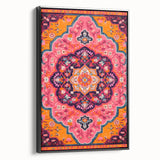 Maximalist Wall Art – Bold and Ornate Mandala with Floral Patterns
