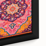 Maximalist Wall Art – Bold and Ornate Mandala with Floral Patterns