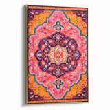 Maximalist Wall Art – Bold and Ornate Mandala with Floral Patterns