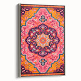Maximalist Wall Art – Bold and Ornate Mandala with Floral Patterns