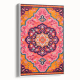 Maximalist Wall Art – Bold and Ornate Mandala with Floral Patterns