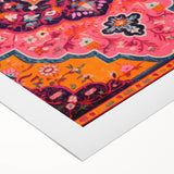 Maximalist Wall Art – Bold and Ornate Mandala with Floral Patterns