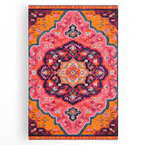 Maximalist Wall Art – Bold and Ornate Mandala with Floral Patterns