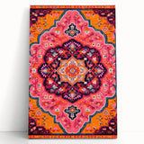 Maximalist Wall Art – Bold and Ornate Mandala with Floral Patterns