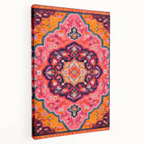 Maximalist Wall Art – Bold and Ornate Mandala with Floral Patterns