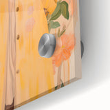 Maximalist Wall Art - Elegant Floral Portrait for Bold Home Decor