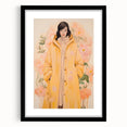 Maximalist Wall Art - Elegant Floral Portrait for Bold Home Decor