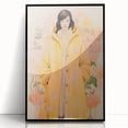 Maximalist Wall Art - Elegant Floral Portrait for Bold Home Decor