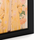 Maximalist Wall Art - Elegant Floral Portrait for Bold Home Decor