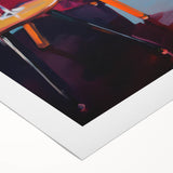 Maximalist Wall Art – Stylish Interior Scene with Chair and Wine Glass