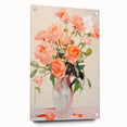 Maximalist Wall Art – Vibrant Rose Bouquet in a Soft Impressionist Style