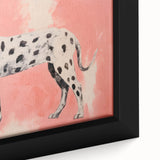 Maximalist Wall Art – Eclectic Decor with Bold Dog Silhouette