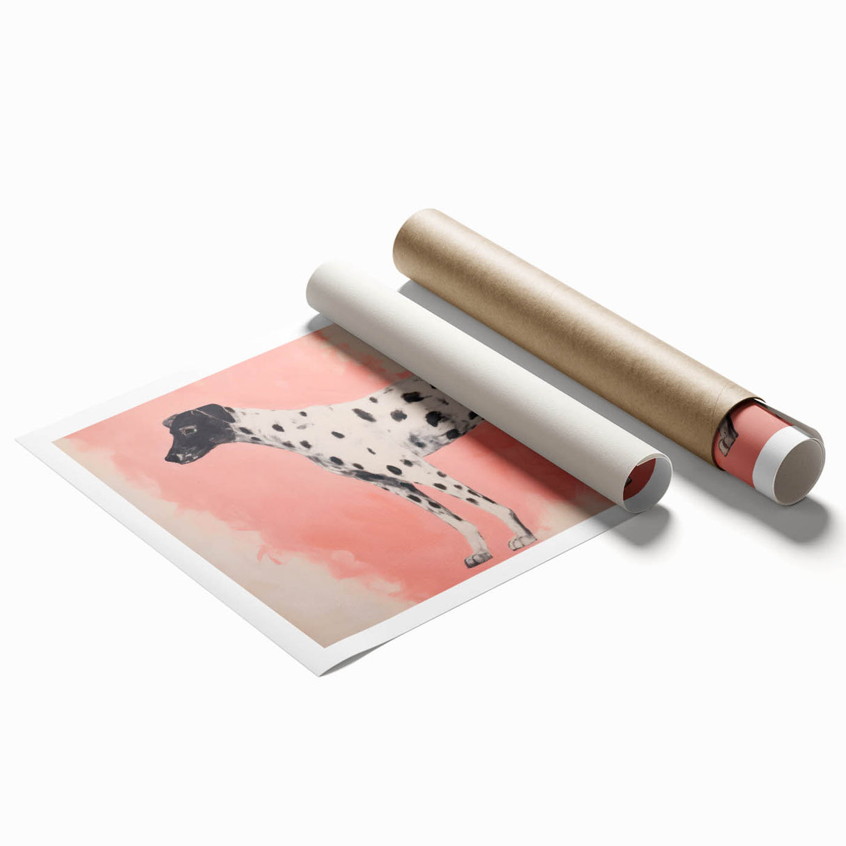 Maximalist Wall Art – Eclectic Decor with Bold Dog Silhouette