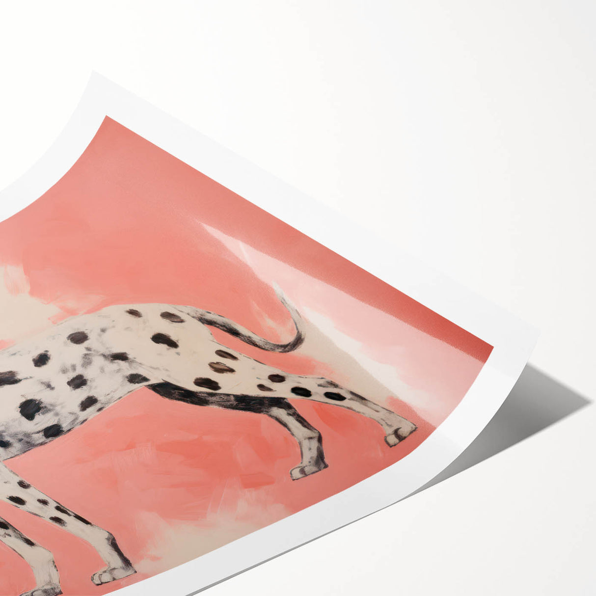 Maximalist Wall Art – Eclectic Decor with Bold Dog Silhouette