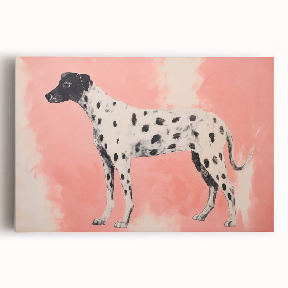 Maximalist Wall Art – Eclectic Decor with Bold Dog Silhouette
