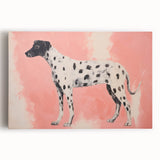 Maximalist Wall Art – Eclectic Decor with Bold Dog Silhouette