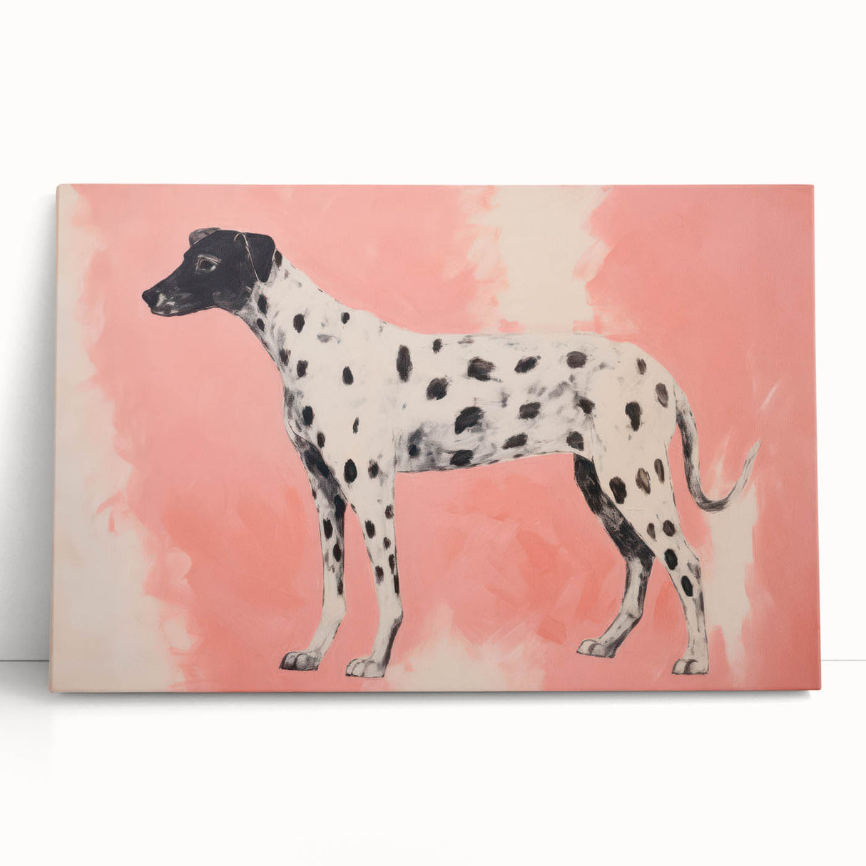 Maximalist Wall Art – Eclectic Decor with Bold Dog Silhouette