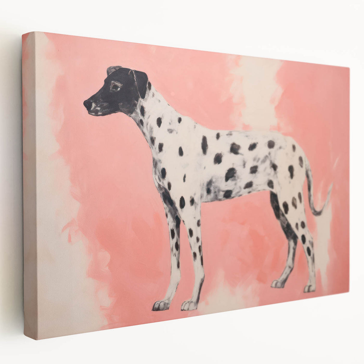 Maximalist Wall Art – Eclectic Decor with Bold Dog Silhouette