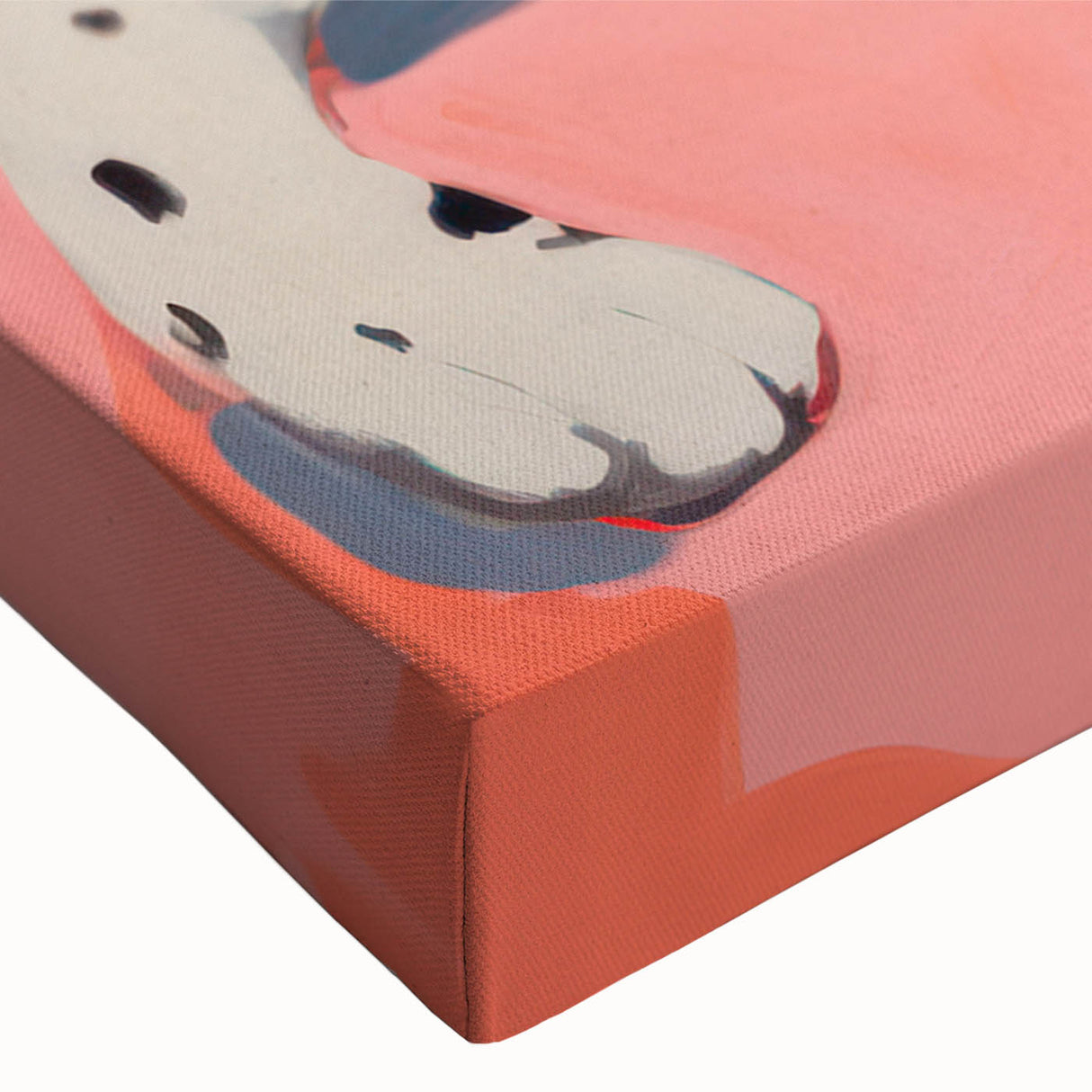 Maximalist Wall Art – Bold Decor Featuring a Leopard on Coral Pink