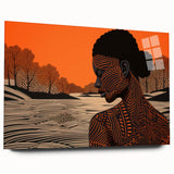 Maximalist Wall Art – Bold Decor Featuring Afrocentric Silhouette