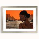Maximalist Wall Art – Bold Decor Featuring Afrocentric Silhouette