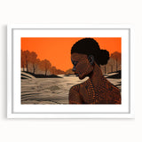 Maximalist Wall Art – Bold Decor Featuring Afrocentric Silhouette