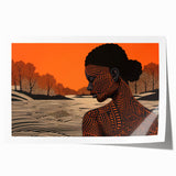 Maximalist Wall Art – Bold Decor Featuring Afrocentric Silhouette