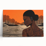 Maximalist Wall Art – Bold Decor Featuring Afrocentric Silhouette