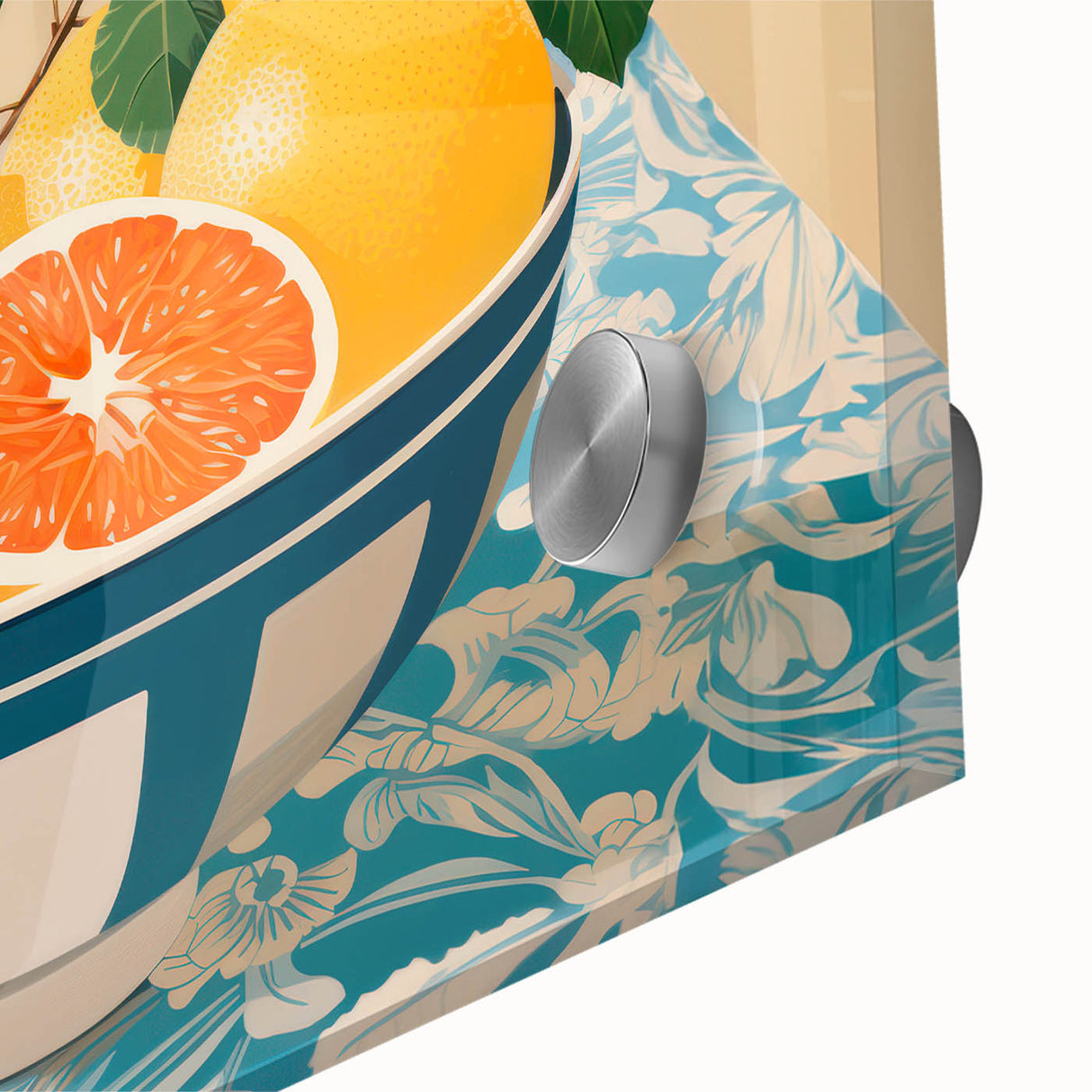Maximalist Wall Art – Vibrant Still Life with Grapefruits and Bold Colors