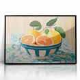Maximalist Wall Art – Vibrant Still Life with Grapefruits and Bold Colors