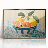 Maximalist Wall Art – Vibrant Still Life with Grapefruits and Bold Colors
