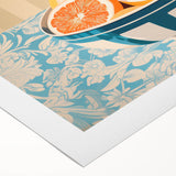 Maximalist Wall Art – Vibrant Still Life with Grapefruits and Bold Colors