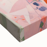 Maximalist Wall Art – Bold and Eclectic Portrait with Floral Accents