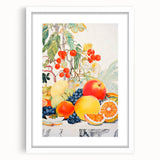 Maximalist Wall Art – Bold and Vibrant Fruit Composition for Home Decor