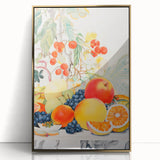 Maximalist Wall Art – Bold and Vibrant Fruit Composition for Home Decor