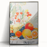 Maximalist Wall Art – Bold and Vibrant Fruit Composition for Home Decor