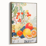 Maximalist Wall Art – Bold and Vibrant Fruit Composition for Home Decor