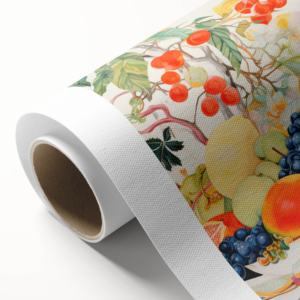 Maximalist Wall Art – Bold and Vibrant Fruit Composition for Home Decor