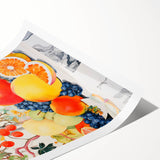 Maximalist Wall Art – Bold and Vibrant Fruit Composition for Home Decor