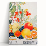 Maximalist Wall Art – Bold and Vibrant Fruit Composition for Home Decor