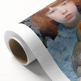 Maximalist Wall Art – Expressive Portrait of Child Holding a Bird