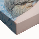 Maximalist Wall Art – Expressive Portrait of Child Holding a Bird